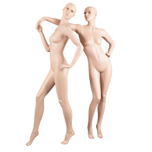 Makeup face lifelike fashion tall nude breast female mannequin sexy pose curvy female mannequin